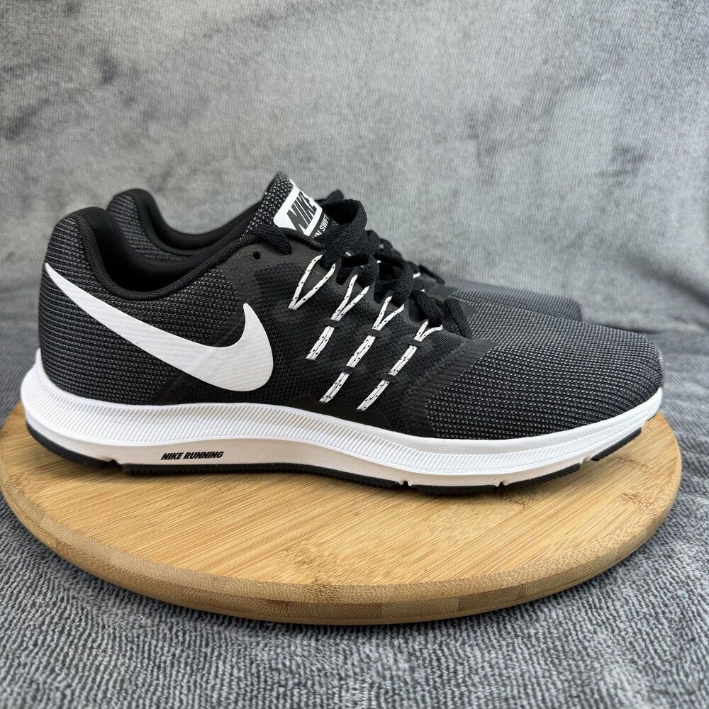 Nike Run Swift Shoes Womens Size 10 Black Mesh Running Sneakers 909006-001
